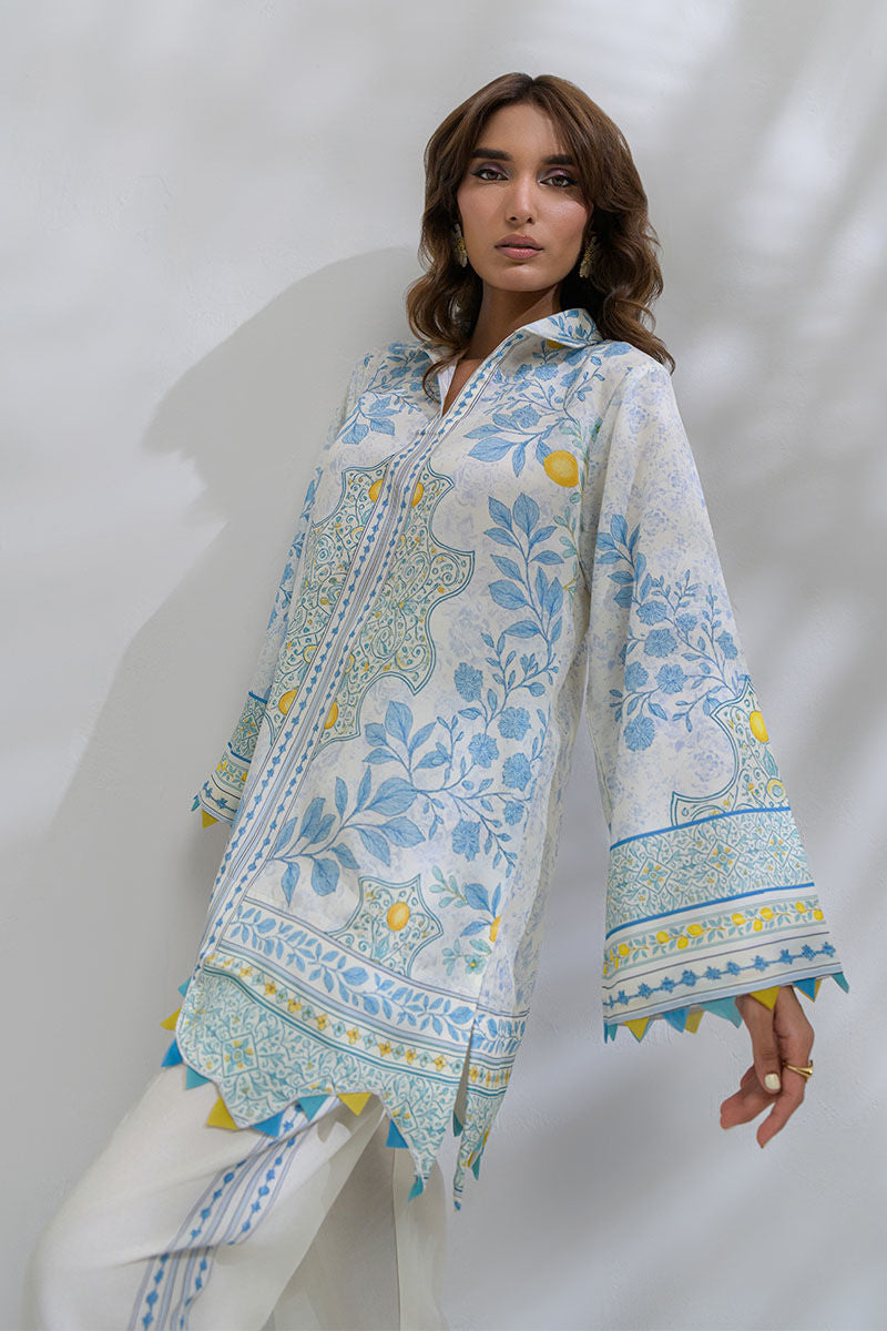 Fatima Khan | FK Prints | Citrus Pop by Fatima Khan - Designer Dress  - Type : Ladies Clothes - Available at Libayah - 100% Original 