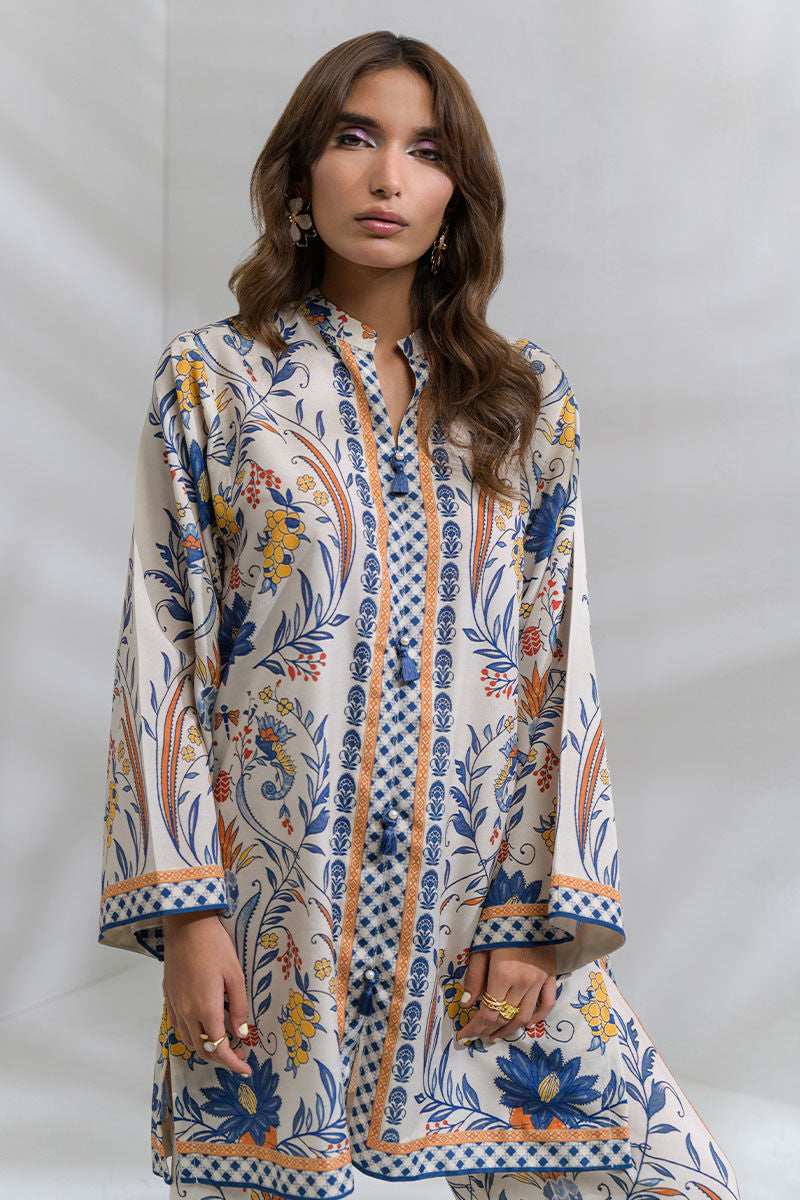 Fatima Khan | FK Prints | Desert Petal by Fatima Khan - Designer Dress  - Type : Ladies Clothes - Available at Libayah - 100% Original 