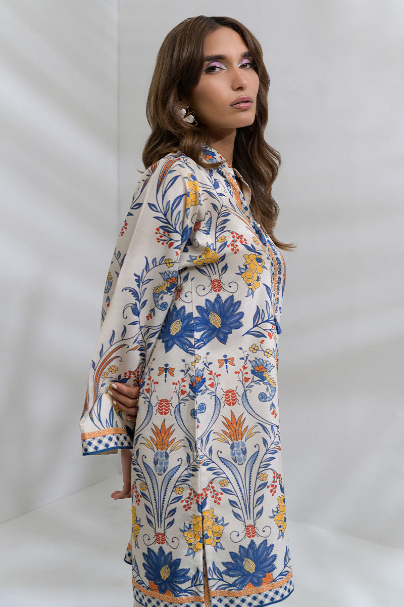 Fatima Khan | FK Prints | Desert Petal by Fatima Khan - Designer Dress  - Type : Ladies Clothes - Available at Libayah - 100% Original 