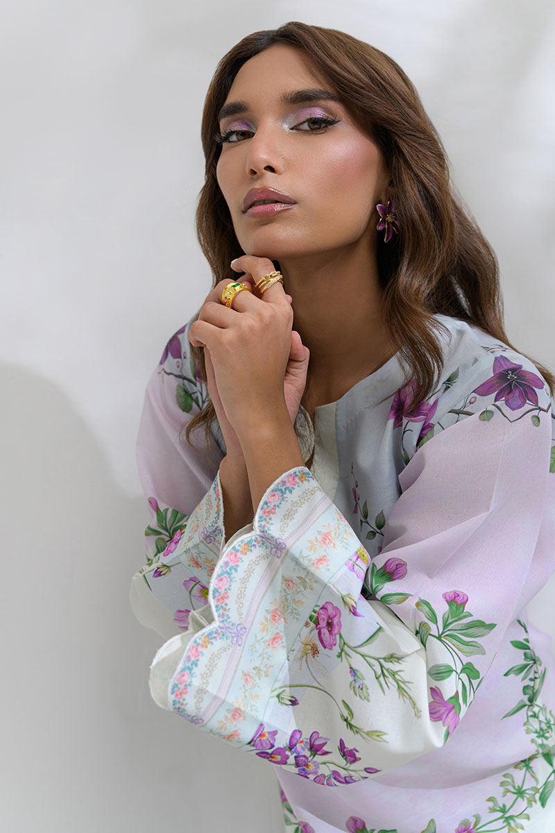 Fatima Khan | FK Prints | Printed Poise by Fatima Khan - Designer Dress  - Type : Ladies Clothes - Available at Libayah - 100% Original 