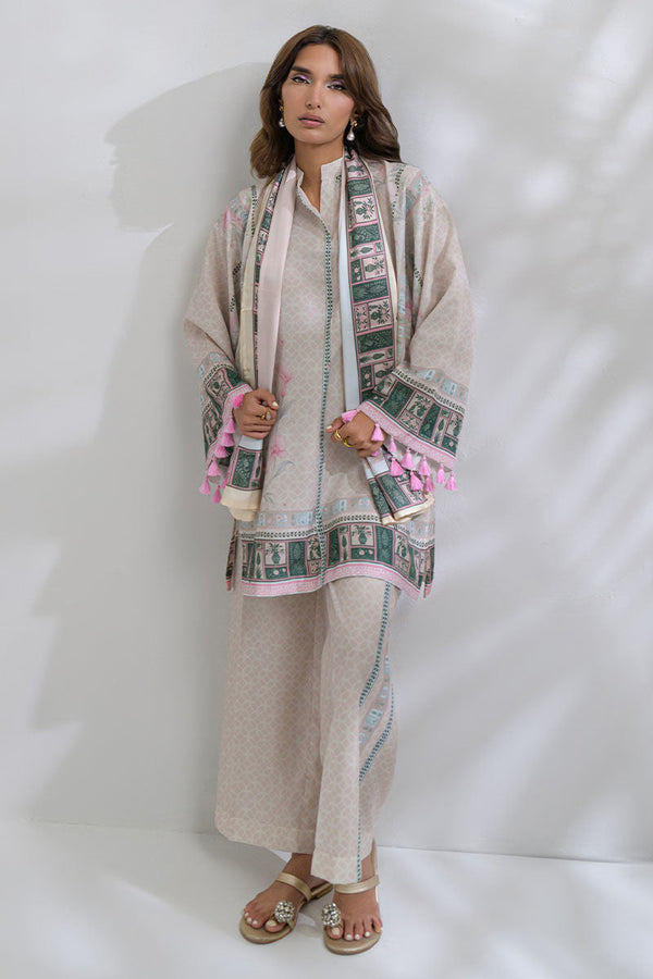 Fatima Khan | FK Prints | Sol Set by Fatima Khan - Designer Dress  - Type : Ladies Clothes - Available at Libayah - 100% Original 