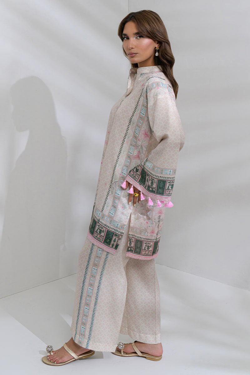 Fatima Khan | FK Prints | Sol Set by Fatima Khan - Designer Dress  - Type : Ladies Clothes - Available at Libayah - 100% Original 