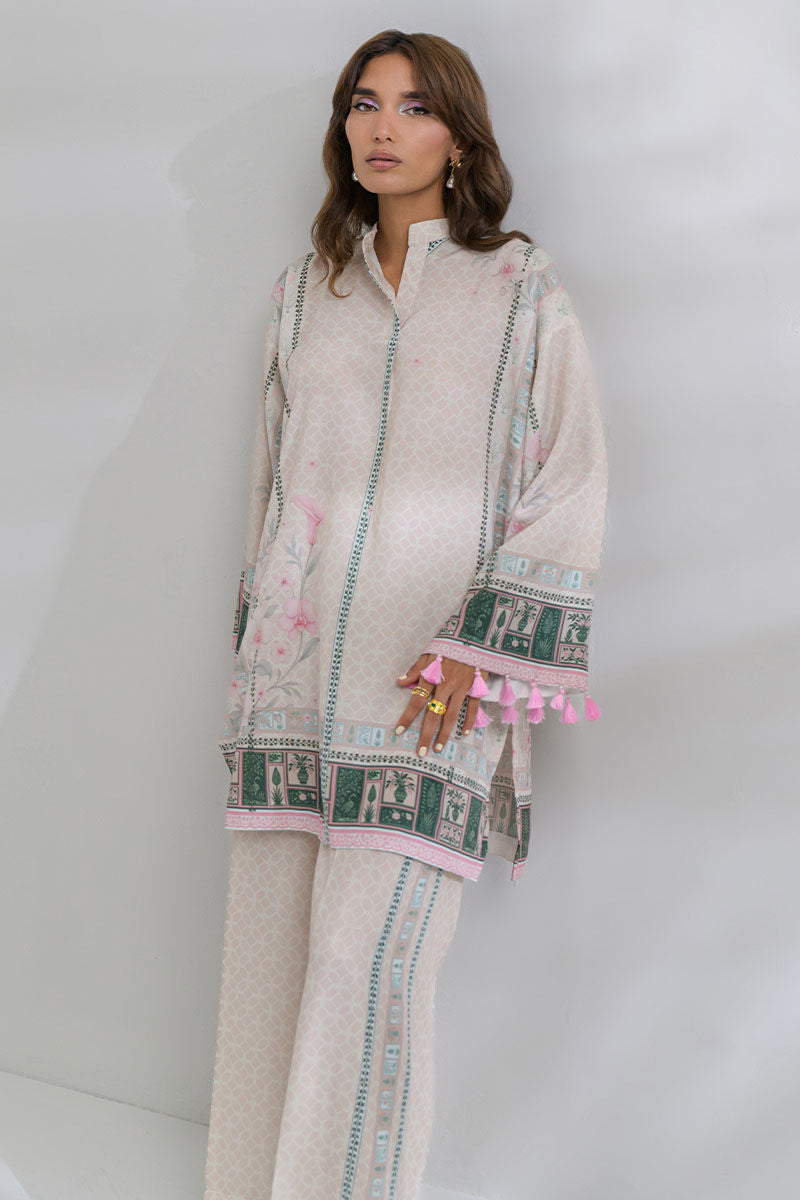 Fatima Khan | FK Prints | Sol Set by Fatima Khan - Designer Dress  - Type : Ladies Clothes - Available at Libayah - 100% Original 