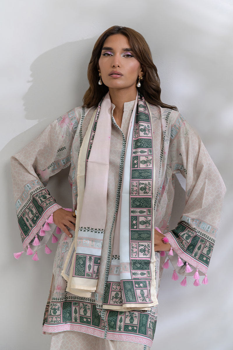 Fatima Khan | FK Prints | Sol Set by Fatima Khan - Designer Dress  - Type : Ladies Clothes - Available at Libayah - 100% Original 