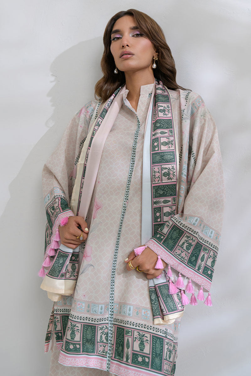 Fatima Khan | FK Prints | Sol Set by Fatima Khan - Designer Dress  - Type : Ladies Clothes - Available at Libayah - 100% Original 
