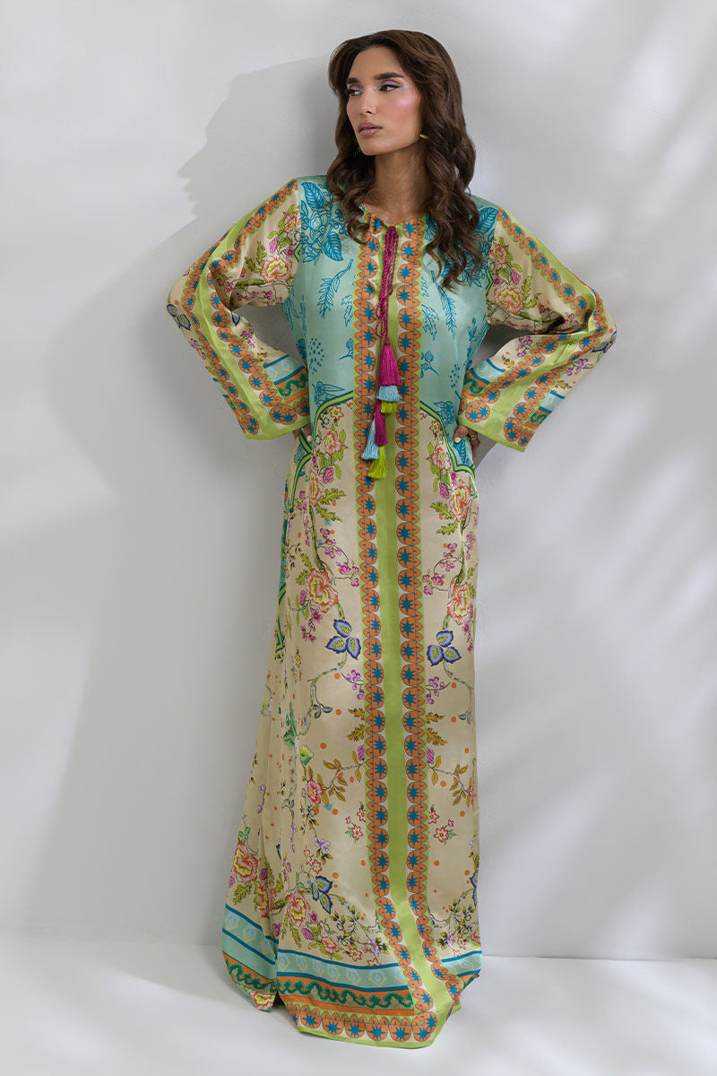 Fatima Khan | FK Prints | Meadow Muse by Fatima Khan - Designer Dress  - Type : Ladies Clothes - Available at Libayah - 100% Original 