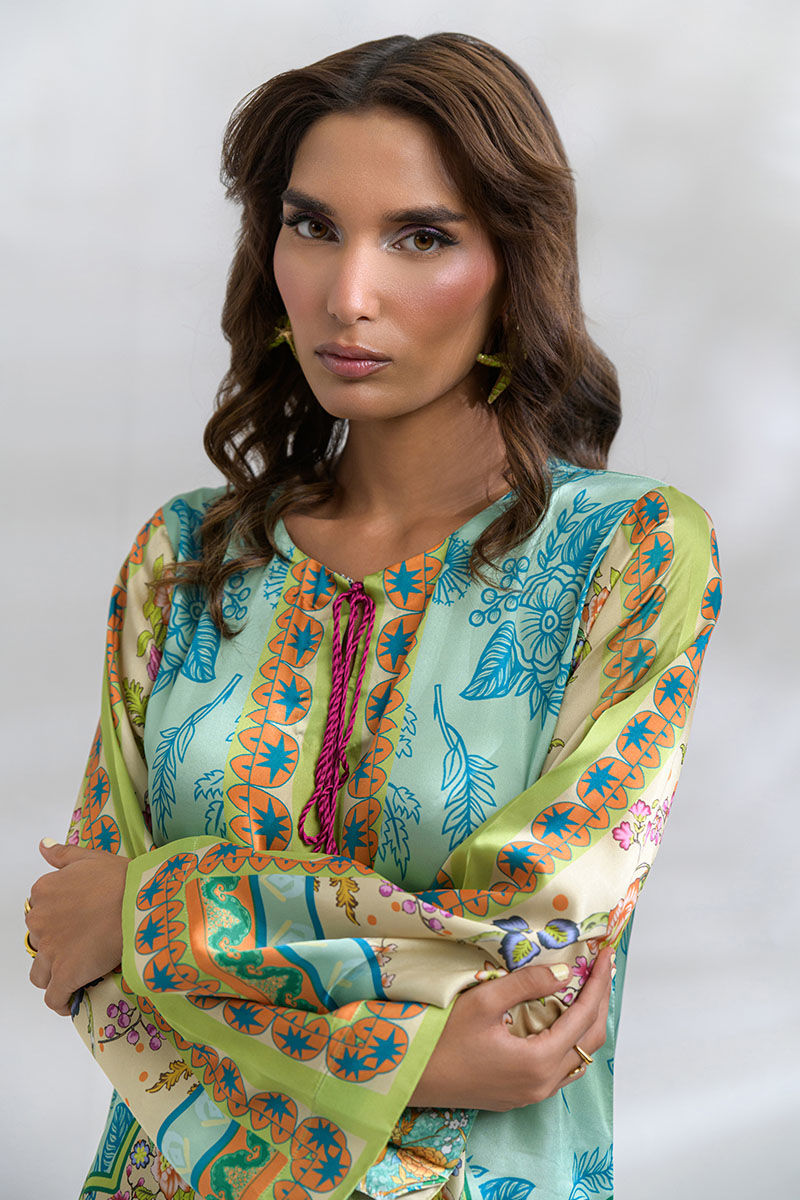 Fatima Khan | FK Prints | Meadow Muse by Fatima Khan - Designer Dress  - Type : Ladies Clothes - Available at Libayah - 100% Original 