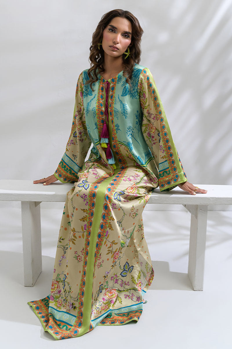 Fatima Khan | FK Prints | Meadow Muse by Fatima Khan - Designer Dress  - Type : Ladies Clothes - Available at Libayah - 100% Original 