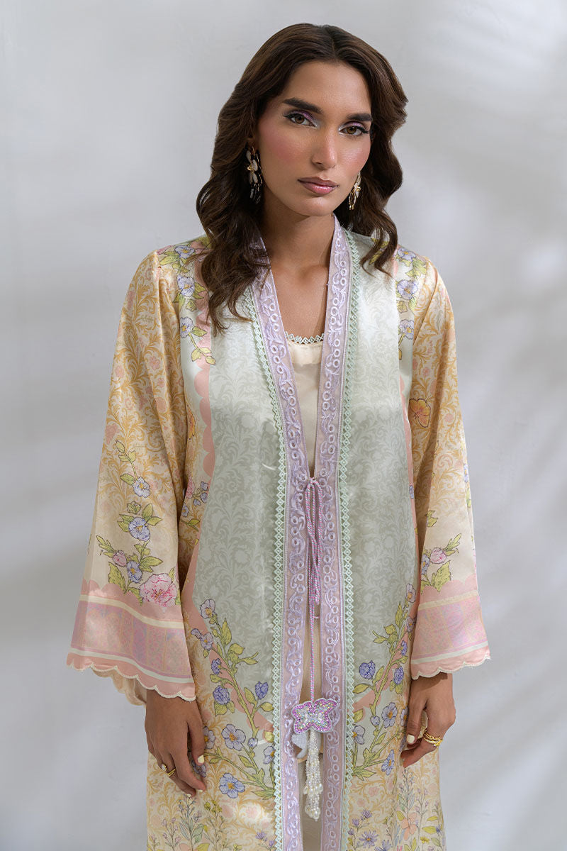 Fatima Khan | FK Prints | Pastel Whirl by Fatima Khan - Designer Dress  - Type : Ladies Clothes - Available at Libayah - 100% Original 