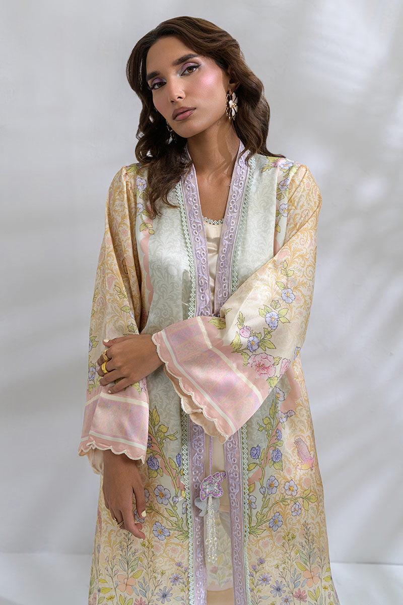 Fatima Khan | FK Prints | Pastel Whirl by Fatima Khan - Designer Dress  - Type : Ladies Clothes - Available at Libayah - 100% Original 