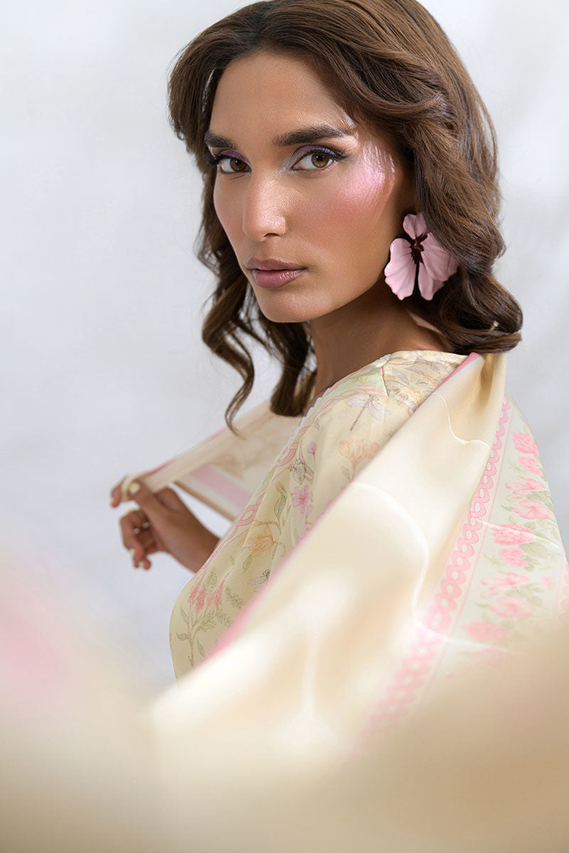 Fatima Khan | FK Prints | Berry Breeze by Fatima Khan - Designer Dress  - Type : Ladies Clothes - Available at Libayah - 100% Original 