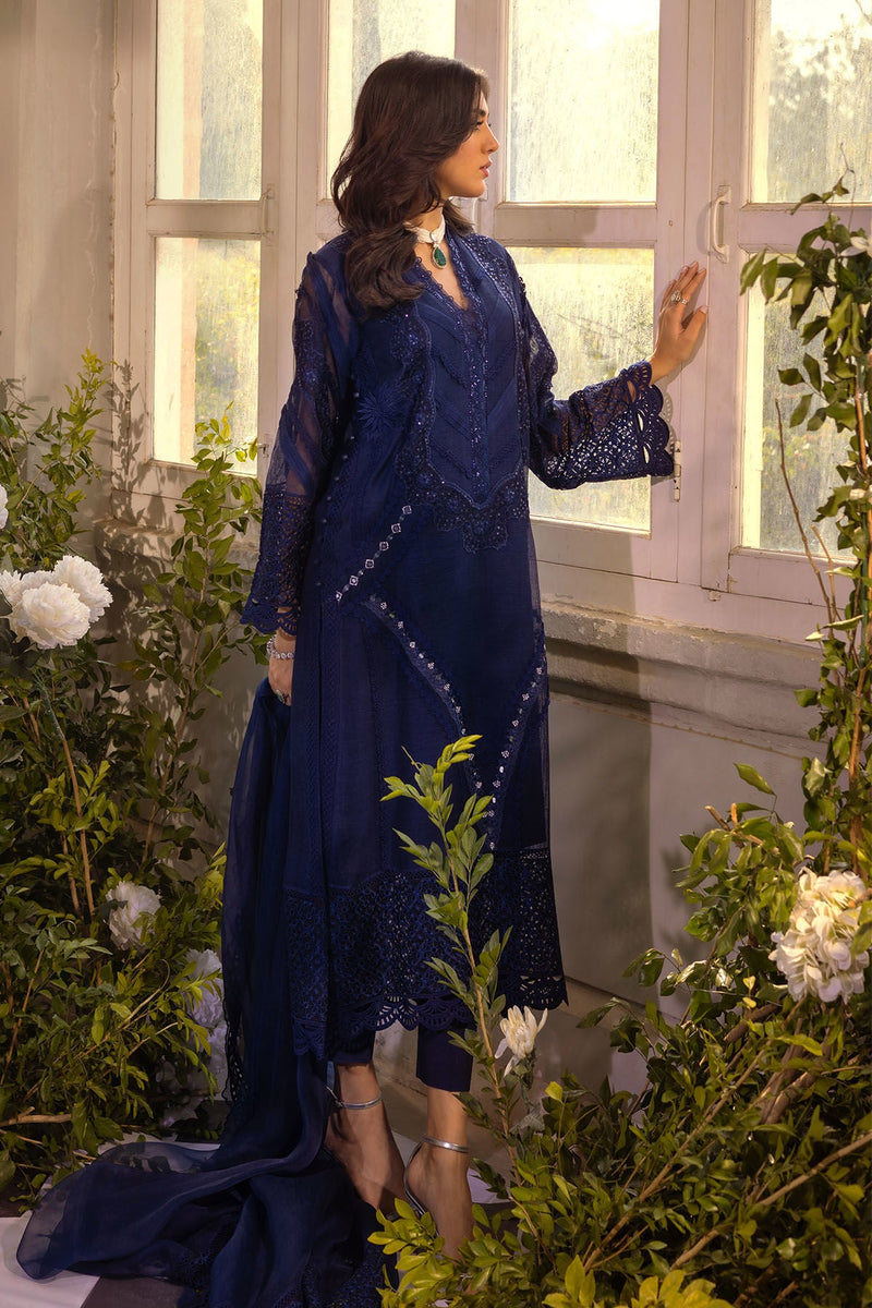 Annus Abrar | Designer Picks 24 | MISHKA MIDNIGHT BLUE - SHIRT AND PANTS by Annus Abrar - Designer Dress - Type: Ladies Clothes - Available at Libayah - 100% Original