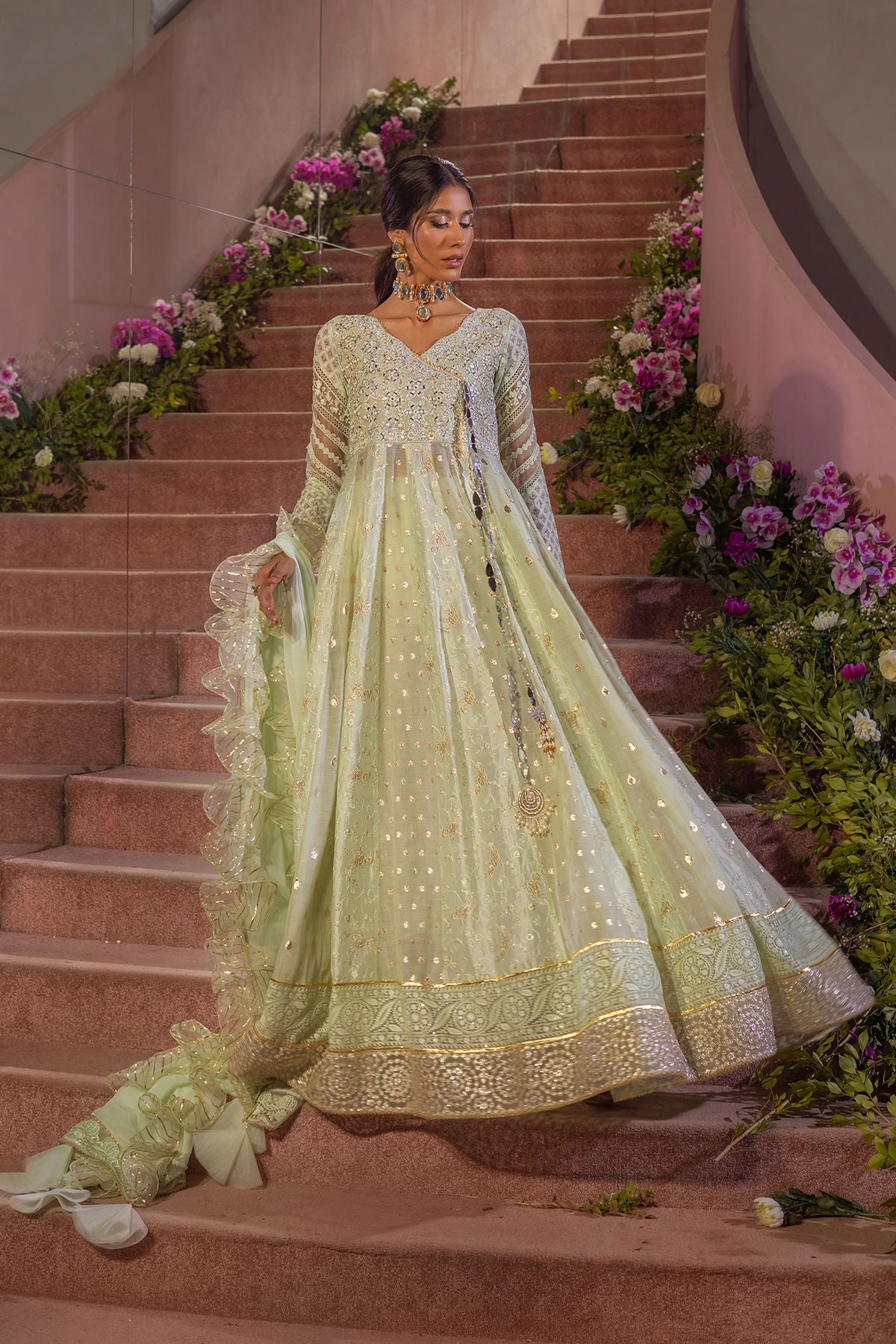 Annus Abrar | Designer Picks 24 | REMAB MINT by Annus Abrar - Designer Dress - Type: Ladies Clothes - Available at Libayah - 100% Original