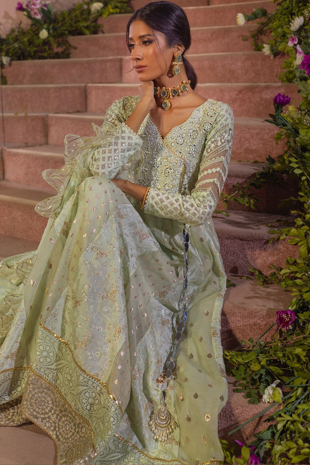 Annus Abrar | Designer Picks 24 | REMAB MINT by Annus Abrar - Designer Dress - Type: Ladies Clothes - Available at Libayah - 100% Original