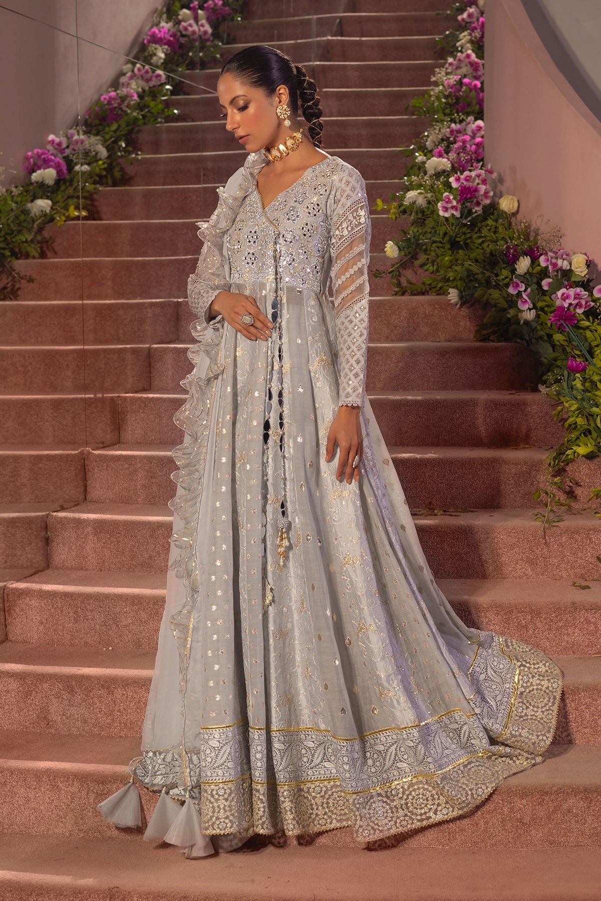 Annus Abrar | Designer Picks 24 | REMAB GREY by Annus Abrar - Designer Dress - Type: Ladies Clothes - Available at Libayah - 100% Original