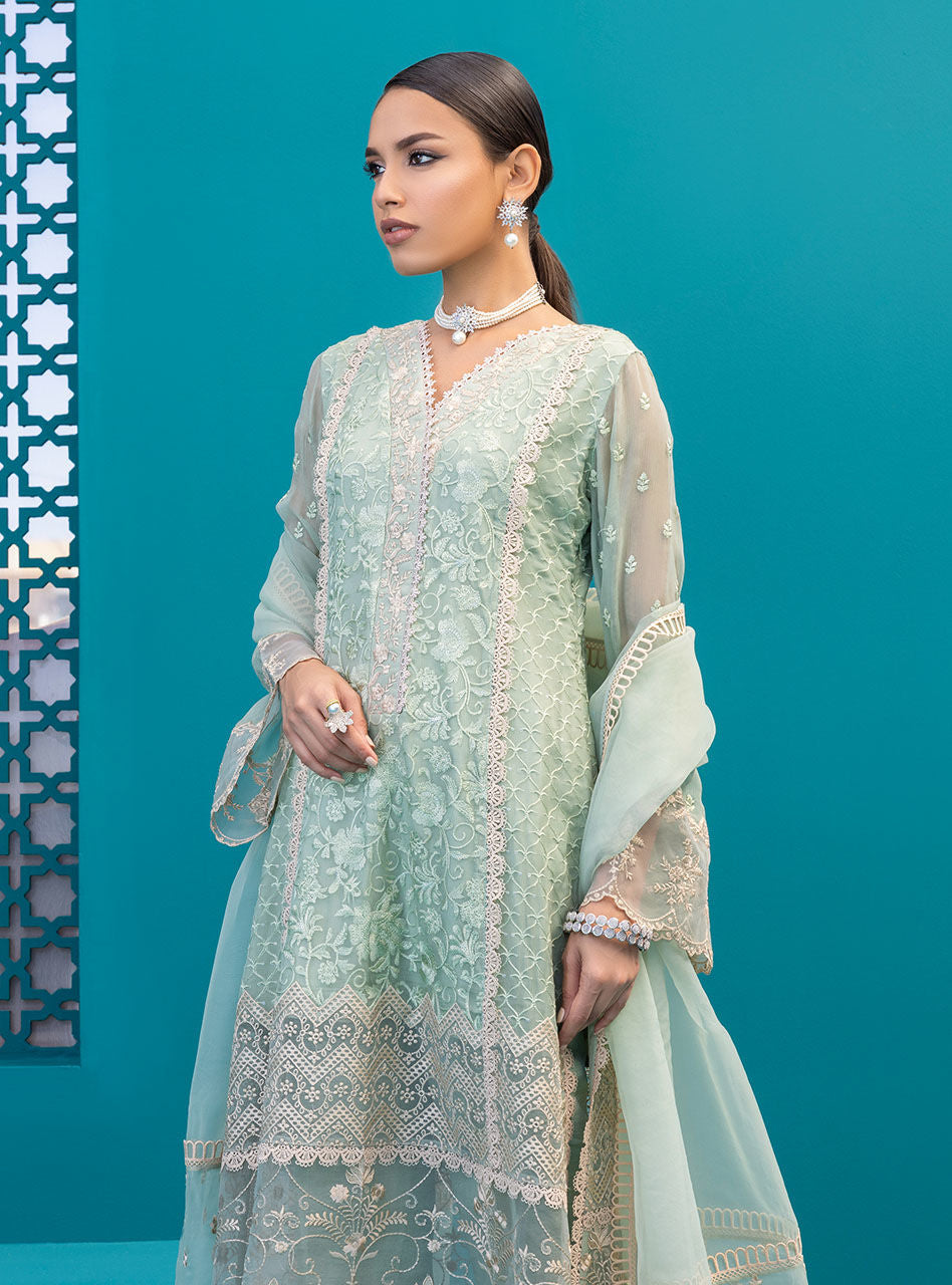Zainab Chottani | Luxury Pret | MINTY GLOW by Zainab Chottani - Designer Dress - Type: Ladies Clothes - Available at Libayah - 100% Original