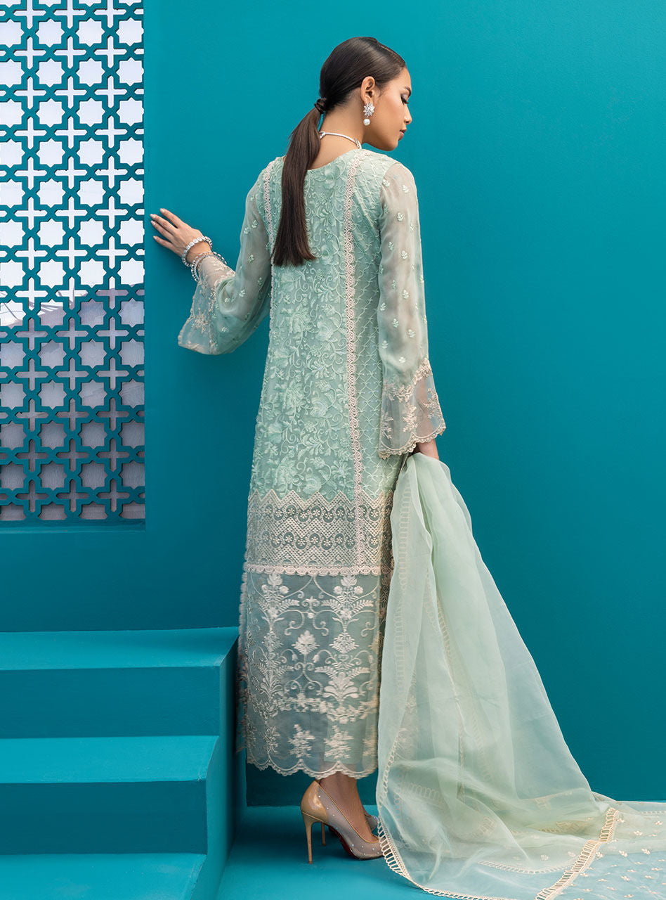 Zainab Chottani | Luxury Pret | MINTY GLOW by Zainab Chottani - Designer Dress - Type: Ladies Clothes - Available at Libayah - 100% Original