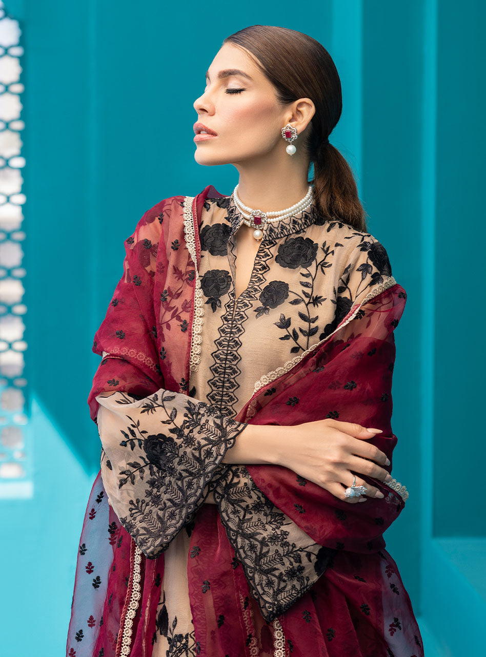 Zainab Chottani | Luxury Pret | COFFEE BLISS by Zainab Chottani - Designer Dress - Type: Ladies Clothes - Available at Libayah - 100% Original