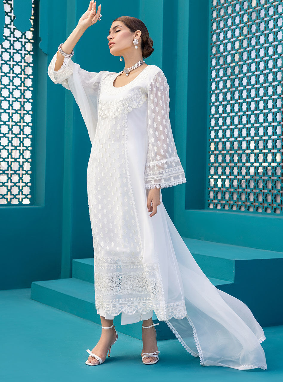 Zainab Chottani | Luxury Pret | PEARLESCENT QUARTZ by Zainab Chottani - Designer Dress - Type: Ladies Clothes - Available at Libayah - 100% Original