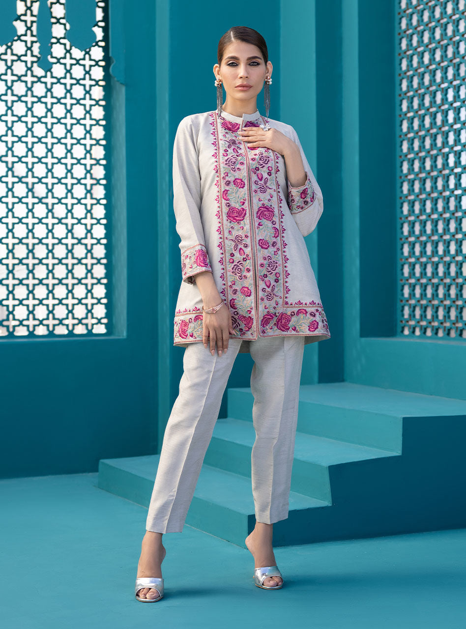Zainab Chottani | Luxury Pret | MYSTI TAUPE by Zainab Chottani - Designer Dress - Type: Ladies Clothes - Available at Libayah - 100% Original