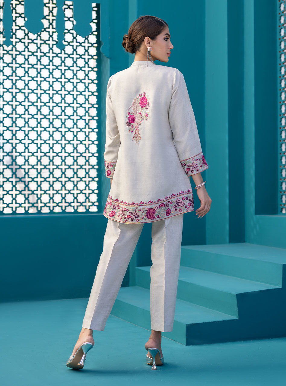 Zainab Chottani | Luxury Pret | MYSTI TAUPE by Zainab Chottani - Designer Dress - Type: Ladies Clothes - Available at Libayah - 100% Original