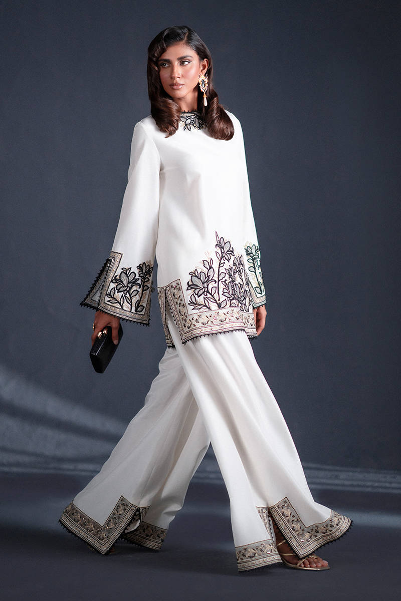 MNR | Chai Coffee Luxury Pret | Silken Tea by MNR - Designer Dress - Type: Ladies Clothes - Available at Libayah - 100% Original