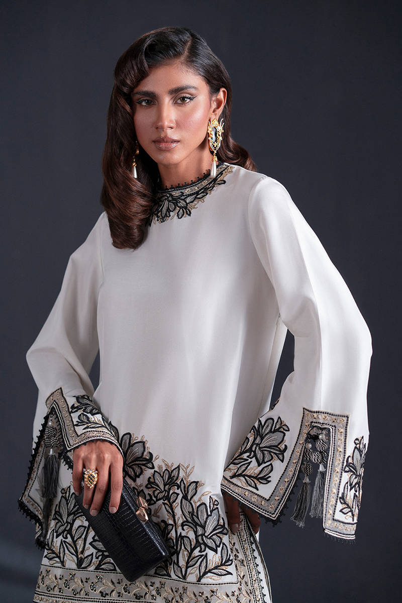 MNR | Chai Coffee Luxury Pret | Silken Tea by MNR - Designer Dress - Type: Ladies Clothes - Available at Libayah - 100% Original