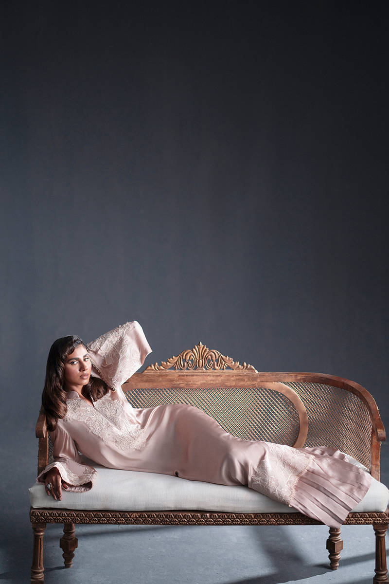 MNR | Chai Coffee Luxury Pret | Tea Rose by MNR - Designer Dress - Type: Ladies Clothes - Available at Libayah - 100% Original