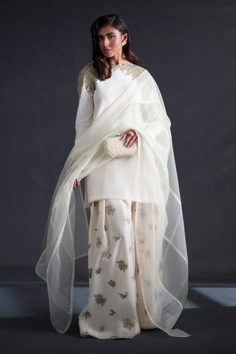 MNR | Chai Coffee Luxury Pret | Mint To Be by MNR - Designer Dress - Type: Ladies Clothes - Available at Libayah - 100% Original