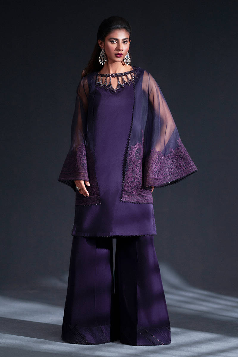 MNR | Chai Coffee Luxury Pret | Lavender Dreams by MNR - Designer Dress - Type: Ladies Clothes - Available at Libayah - 100% Original