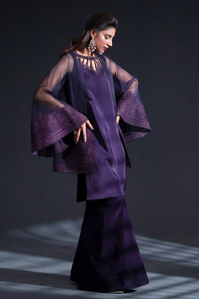 MNR | Chai Coffee Luxury Pret | Lavender Dreams by MNR - Designer Dress - Type: Ladies Clothes - Available at Libayah - 100% Original