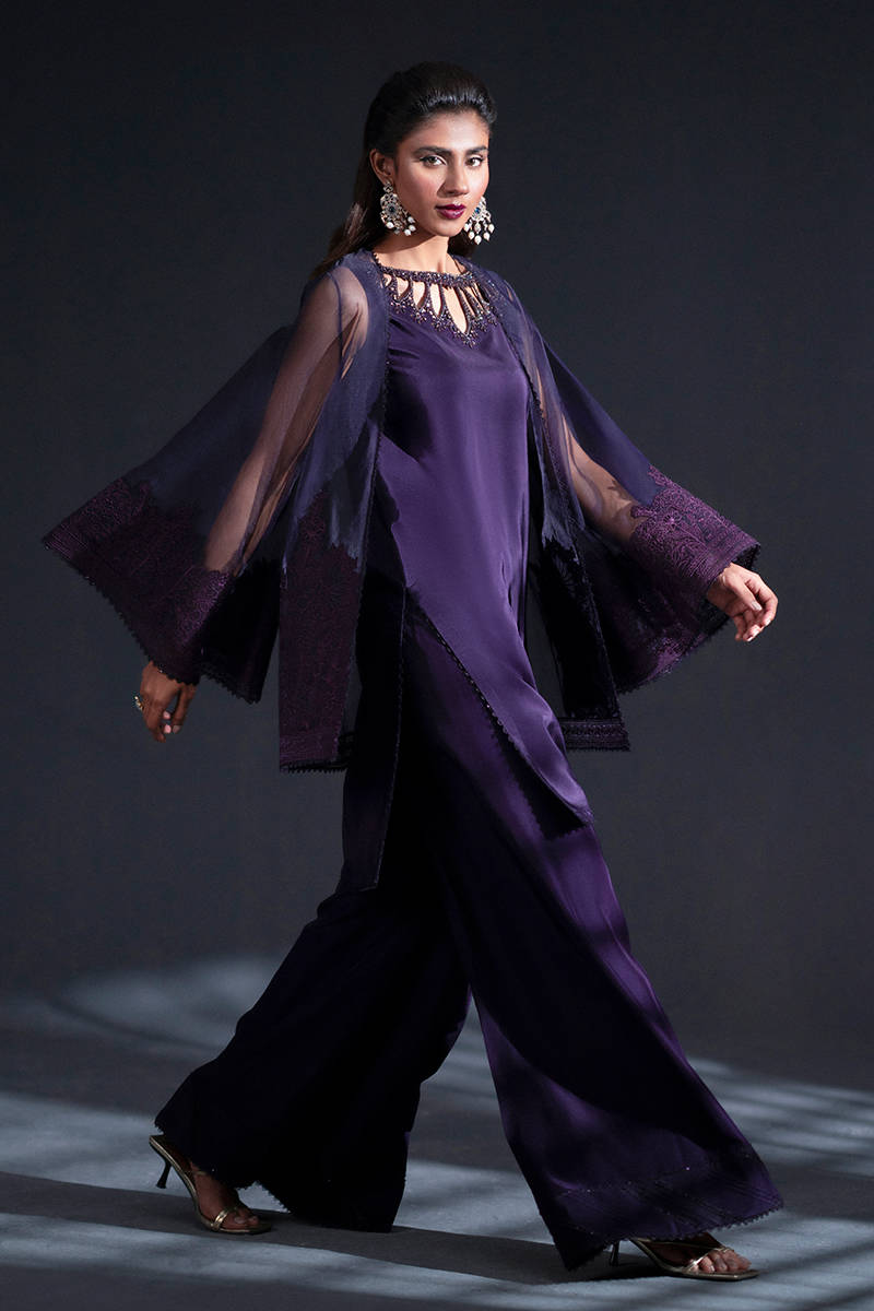MNR | Chai Coffee Luxury Pret | Lavender Dreams by MNR - Designer Dress - Type: Ladies Clothes - Available at Libayah - 100% Original