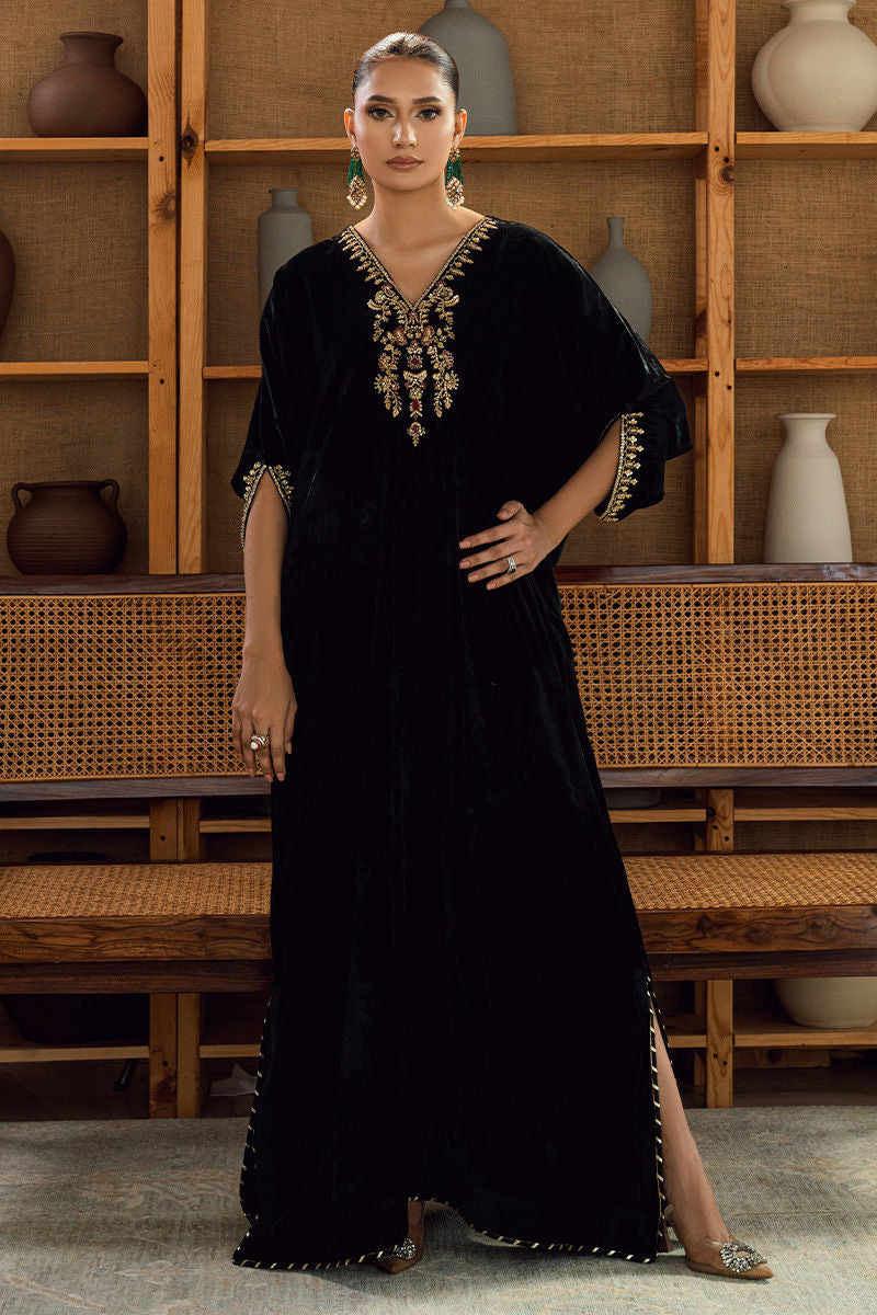 Fatima Khan | Warm Whisper Velvet 25 | Noir Eclat by Fatima Khan - Designer Dress  - Type : Ladies Clothes - Available at Libayah - 100% Original 