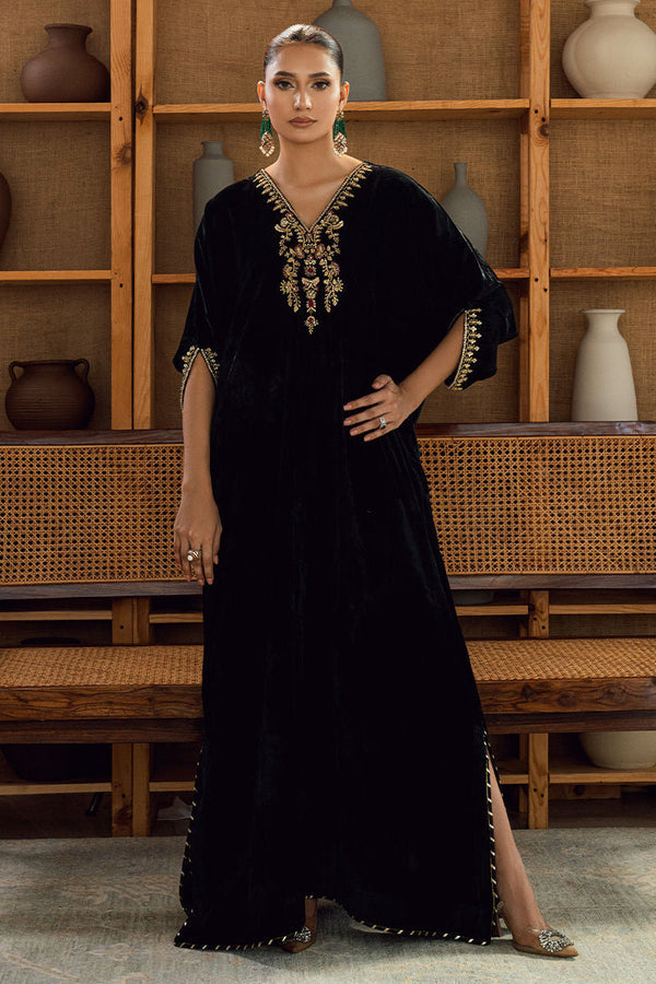 Fatima Khan | Warm Whisper Velvet 25 | Noir Eclat by Fatima Khan - Designer Dress  - Type : Ladies Clothes - Available at Libayah - 100% Original 