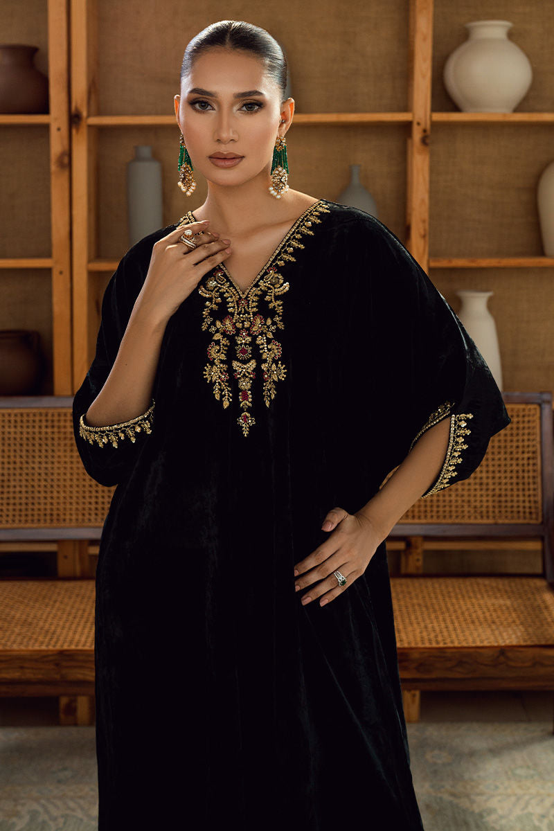 Fatima Khan | Warm Whisper Velvet 25 | Noir Eclat by Fatima Khan - Designer Dress  - Type : Ladies Clothes - Available at Libayah - 100% Original 