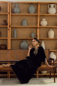 Fatima Khan | Warm Whisper Velvet 25 | Noir Eclat by Fatima Khan - Designer Dress  - Type : Ladies Clothes - Available at Libayah - 100% Original 