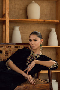 Fatima Khan | Warm Whisper Velvet 25 | Noir Eclat by Fatima Khan - Designer Dress  - Type : Ladies Clothes - Available at Libayah - 100% Original 