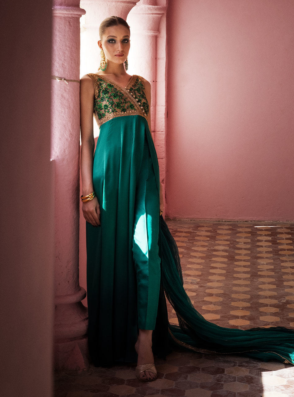 Zainab Chottani | Semi Formals | ABURN GLAZE by Zainab Chottani - Designer Dress - Type: Ladies Clothes - Available at Libayah - 100% Original