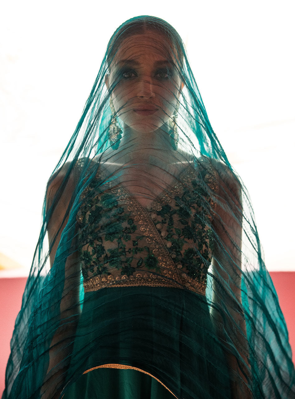 Zainab Chottani | Semi Formals | ABURN GLAZE by Zainab Chottani - Designer Dress - Type: Ladies Clothes - Available at Libayah - 100% Original