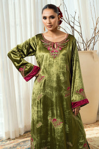 Fatima Khan | Warm Whisper Velvet 25 | Jade Whisper by Fatima Khan - Designer Dress  - Type : Ladies Clothes - Available at Libayah - 100% Original 
