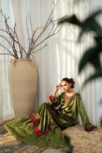 Fatima Khan | Warm Whisper Velvet 25 | Jade Whisper by Fatima Khan - Designer Dress  - Type : Ladies Clothes - Available at Libayah - 100% Original 