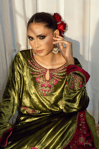 Fatima Khan | Warm Whisper Velvet 25 | Jade Whisper by Fatima Khan - Designer Dress  - Type : Ladies Clothes - Available at Libayah - 100% Original 