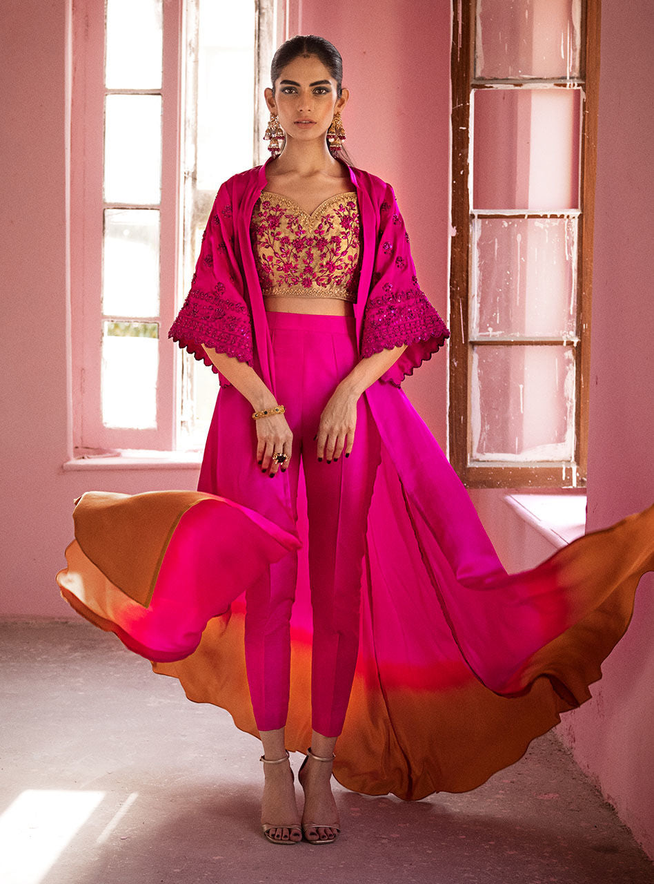 Zainab Chottani | Semi Formals | BLUSHING ROSEATTE by Zainab Chottani - Designer Dress - Type: Ladies Clothes - Available at Libayah - 100% Original
