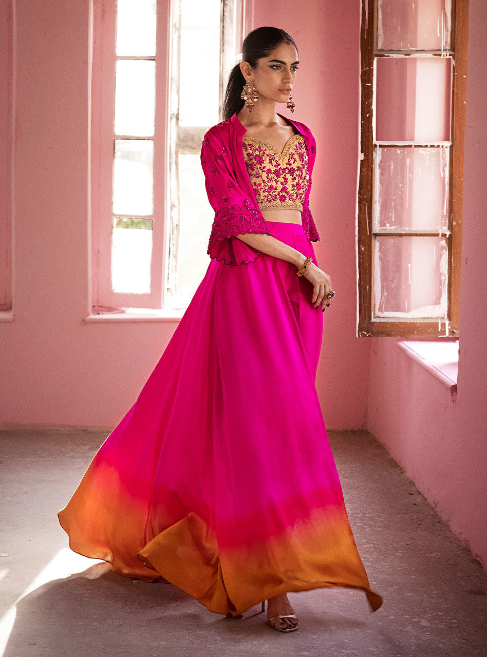 Zainab Chottani | Semi Formals | BLUSHING ROSEATTE by Zainab Chottani - Designer Dress - Type: Ladies Clothes - Available at Libayah - 100% Original