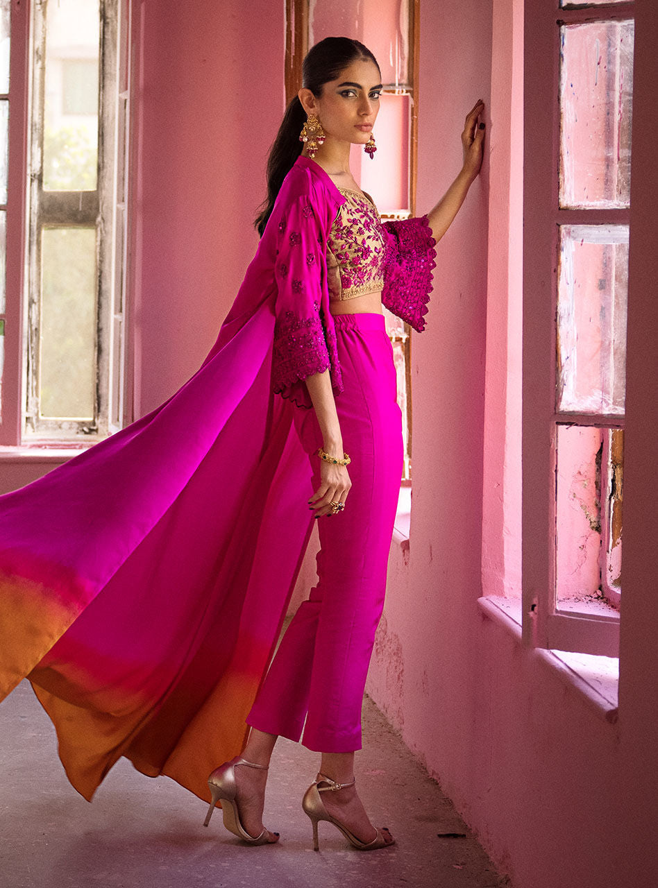 Zainab Chottani | Semi Formals | BLUSHING ROSEATTE by Zainab Chottani - Designer Dress - Type: Ladies Clothes - Available at Libayah - 100% Original