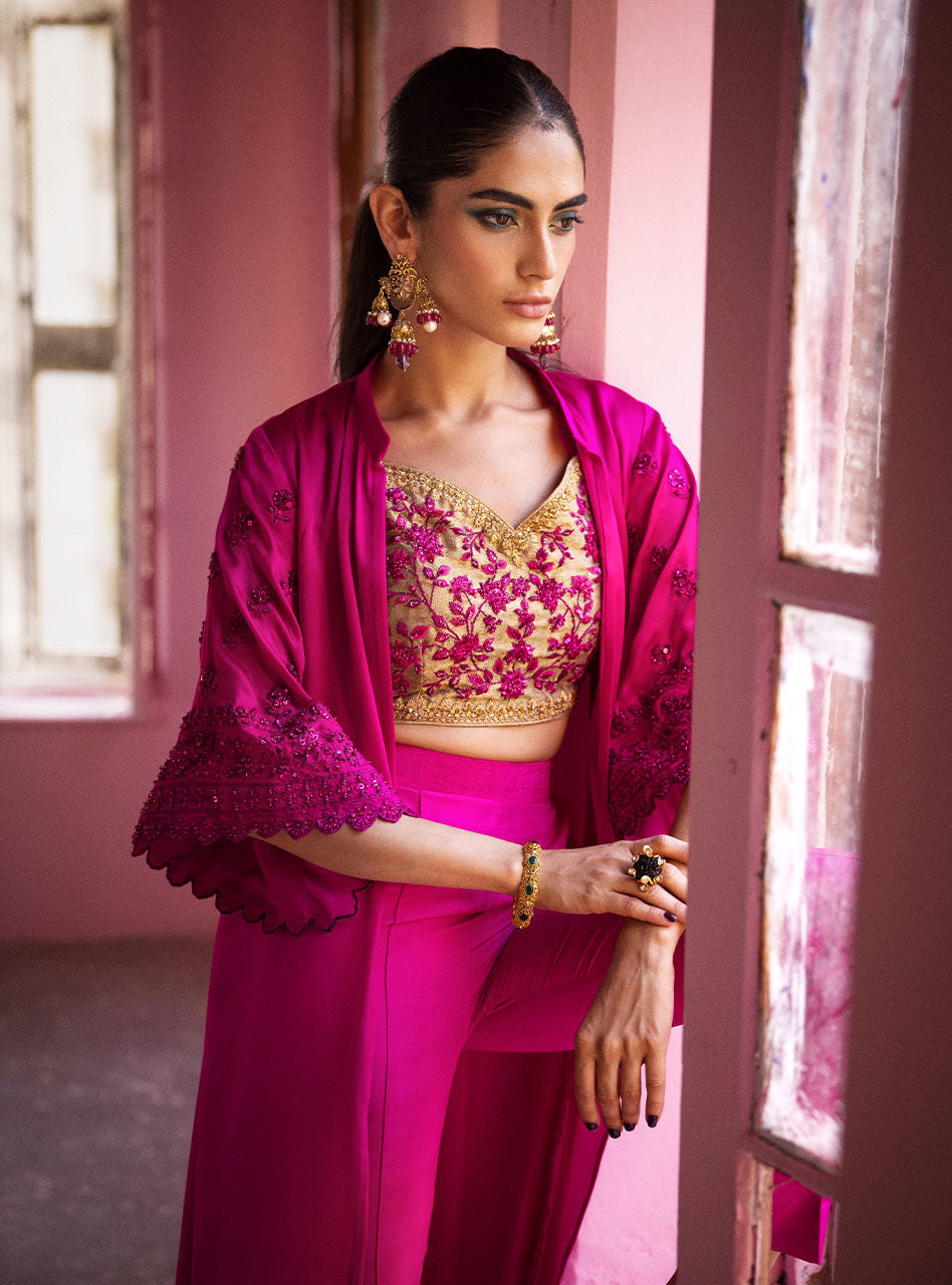 Zainab Chottani | Semi Formals | BLUSHING ROSEATTE by Zainab Chottani - Designer Dress - Type: Ladies Clothes - Available at Libayah - 100% Original