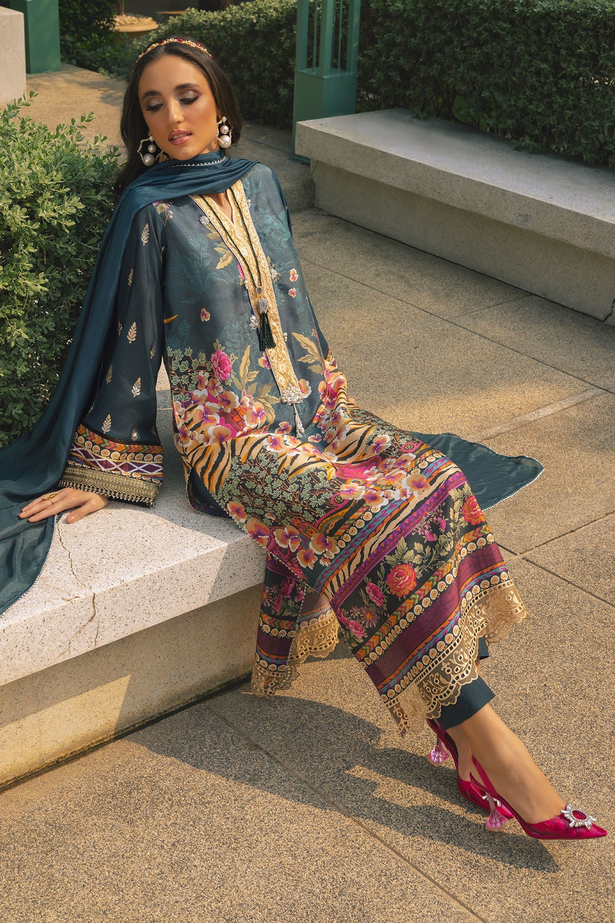 Annus Abrar | Luxe Silk Pret | SIBYL by Annus Abrar - Designer Dress - Type: Ladies Clothes - Available at Libayah - 100% Original