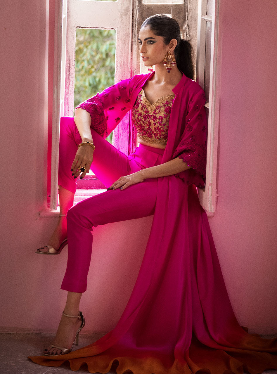 Zainab Chottani | Semi Formals | BLUSHING ROSEATTE by Zainab Chottani - Designer Dress - Type: Ladies Clothes - Available at Libayah - 100% Original