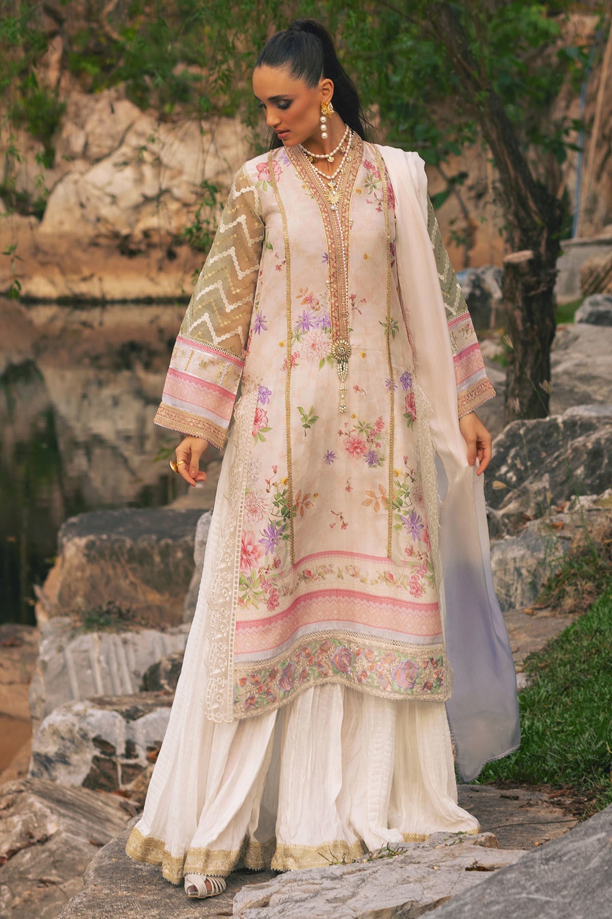 Annus Abrar | Luxe Silk Pret | HALEH by Annus Abrar - Designer Dress - Type: Ladies Clothes - Available at Libayah - 100% Original