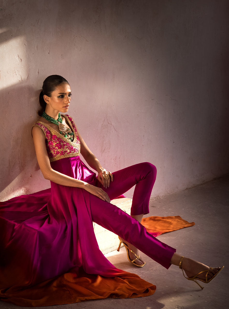 Zainab Chottani | Semi Formals | ROYALE GLAM by Zainab Chottani - Designer Dress - Type: Ladies Clothes - Available at Libayah - 100% Original